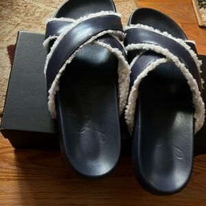 Madewell. Navy sandals in size 11.